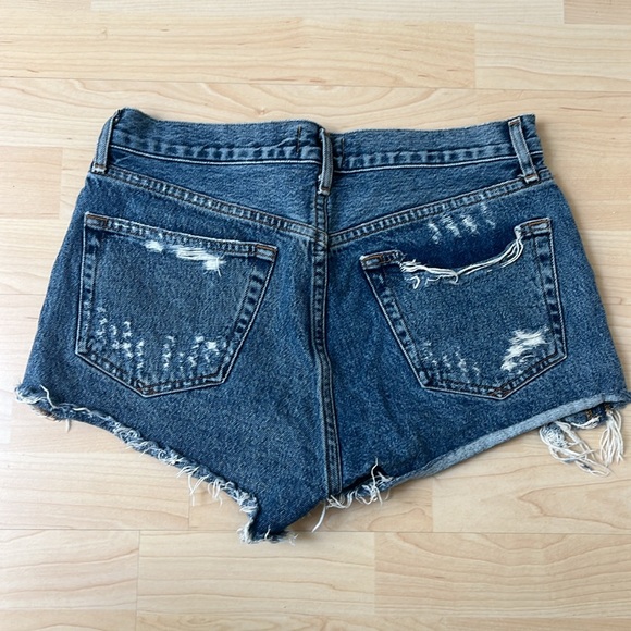 Agolde Parker Cut Off Shorts - Picture 7 of 8